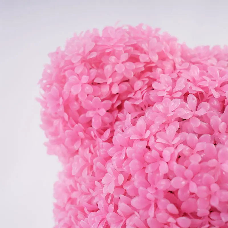 China Hot Selling Cute Soft Durable Eco-Friendly Artificial Animal Bear Shape PE Rapeseed Grass Indoor Outdoor Home Garden Ornament Manufacturer, Factory