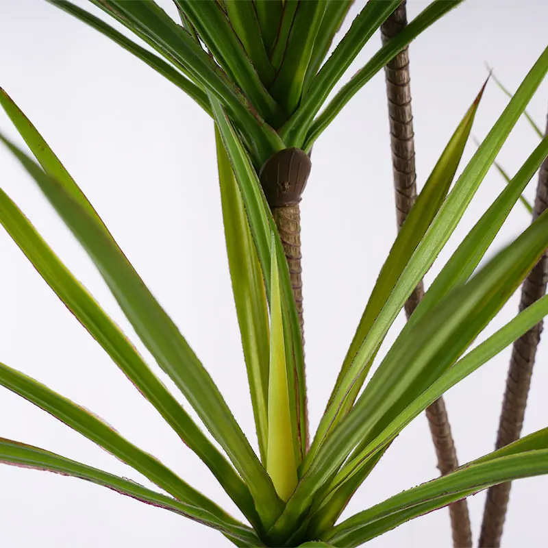 China H150cm Detachable High  Quality Green Plastic Dracaena 5 Heads 108  Leaves Potted Plant Durable Artificial Greenery Manufacturer, Factories