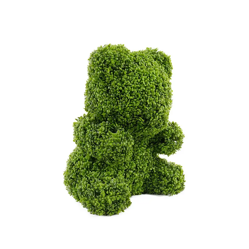 Artificial Greenery Bear Topiary