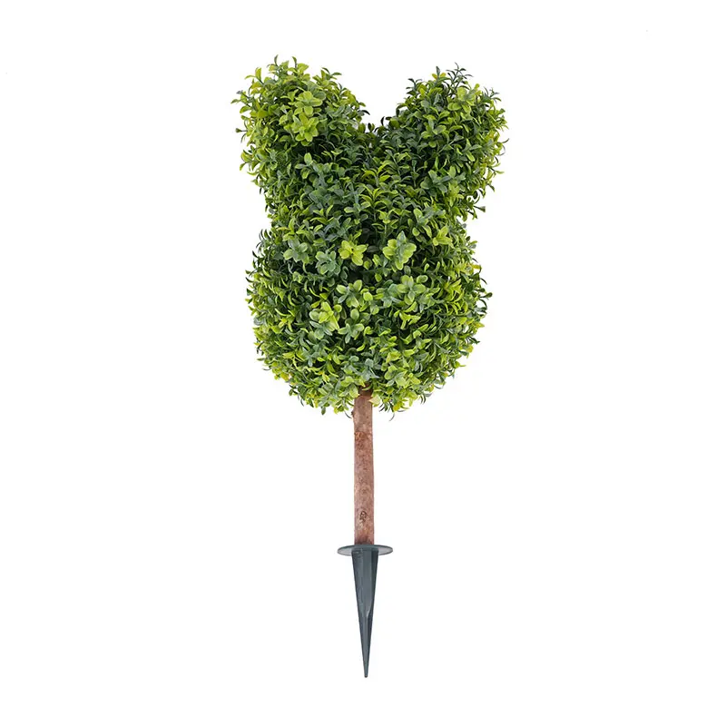Wholesale Best Selling 70cm Tall Bunny Garden Stake Made Durable PE Material Eco-Friendly UV Resistant Green Color for Outdoor Lawn Suppliers, Factory