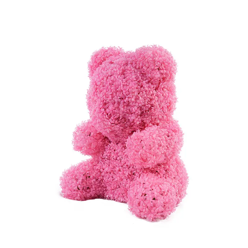 Faux flower bear detail