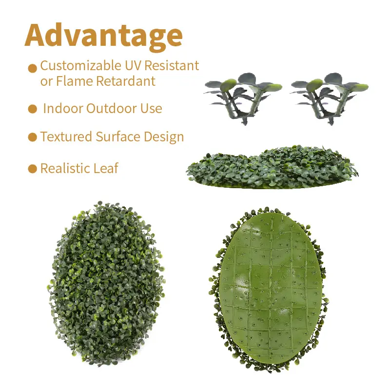China Popular Versatile PE Artificial Grass Panels UV Resistant Eco-Friendly Flower Decoration Indoor Home Office Hotel Lobby Event Supplier, Factories