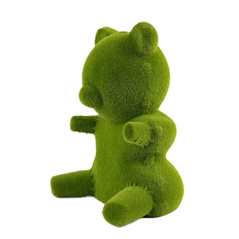 Artificial Green Bear Ornament 2