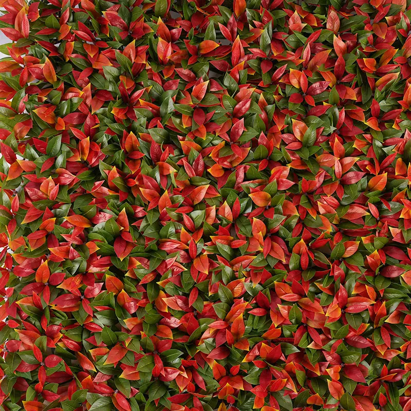 Wholesale Friendly Retractable Photinia Hedge H120cm 1310 Leaves Outdoor Decoration