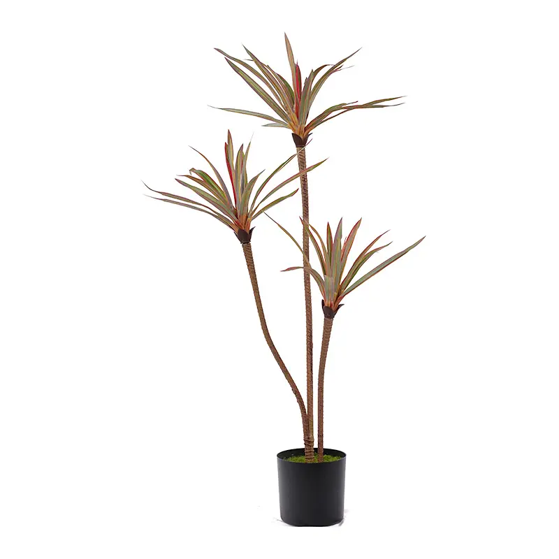 Wholesale Customized H90cm Potted Dracaena marginata Artificial Plants Tree PEVA Leaf 3 Stems and 45 leaves home Decoration Manufacturer, Factories