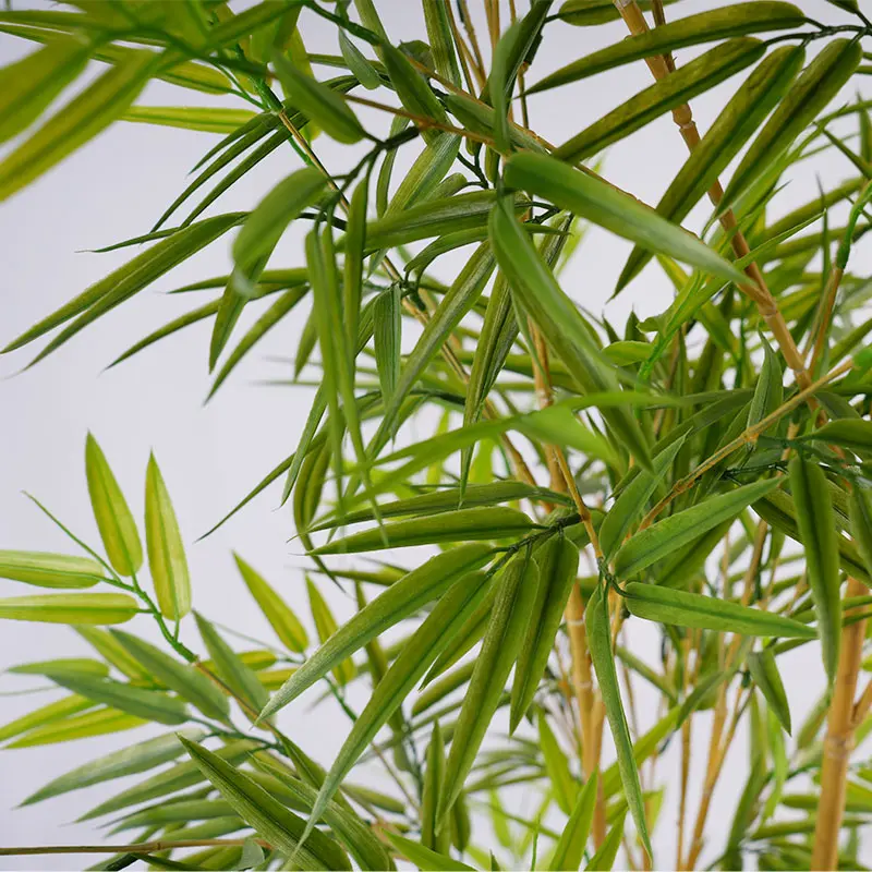Wholesale UV Resistant Artificial Bamboo Tree 150cm Fake Bamboo Plant with 237 Leaves  Planter 3 Stems for Indoor Outdoor Decor Manufacturer, Manufacturers