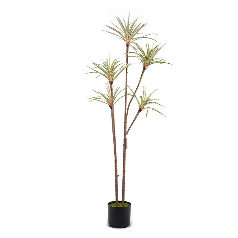 Wholesale Factory Direct Green H150cm 5 stems Dracaena Marginata Artificial Plants Detachable Hotel Restaurant Decor Supplier, Factory