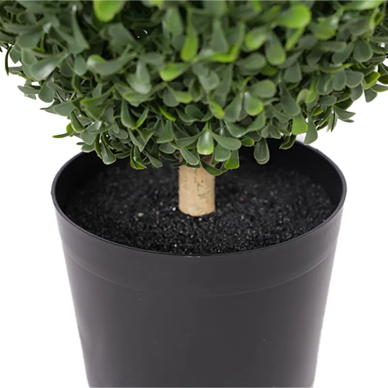 Wholesale Artificial Topiary Ball Tree in Pot UV Resistant Waterproof Faux Plant for Garden Hotel Indoor Outdoor Decor Suppliers, Factory