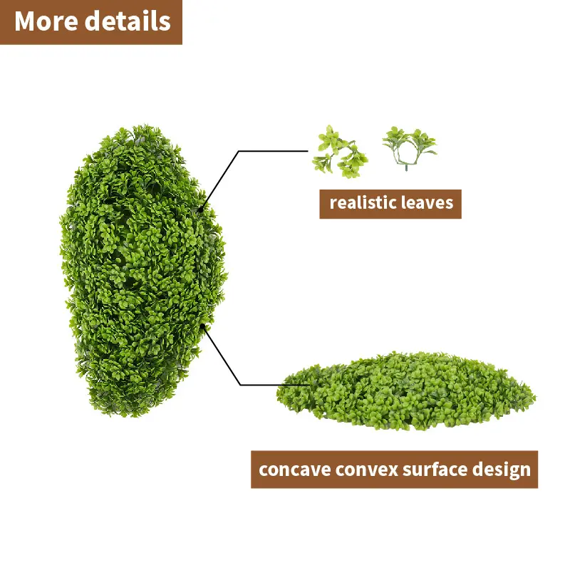Wholesale Popular Choice PE UV Protected Eco-Friendly Durable Artificial Grass Panel for Exterior Decor Balcony Patio Garden Residential Supplier, Factory