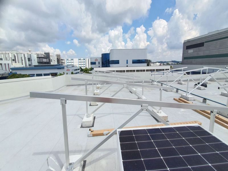 Hot-DIP Galvanized C Steel Installation Bracket Solar Ground Mounting System
