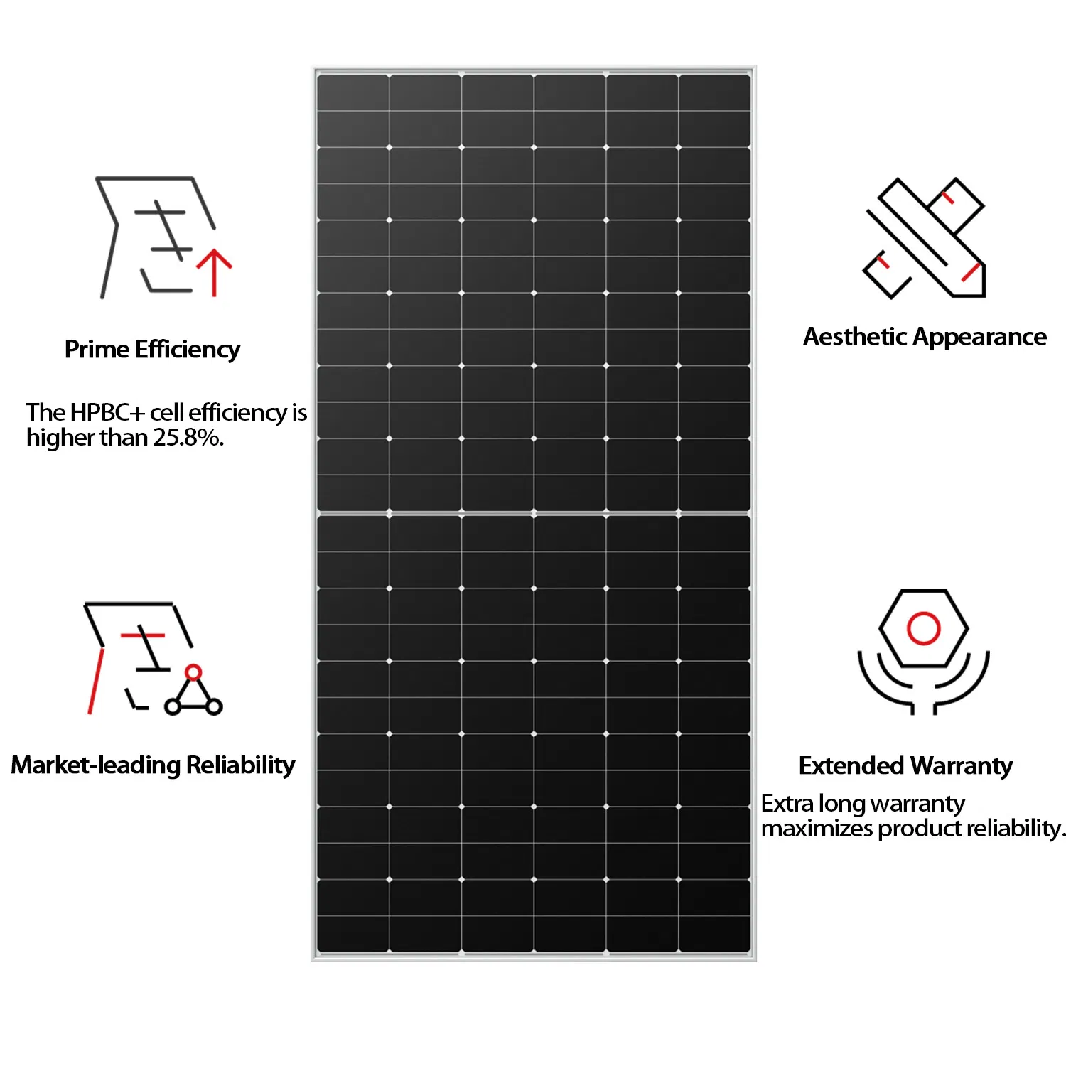 Aioties 670W-700W Solar Panel with Advanced Monocrystalline Technology for Optimal Performance
