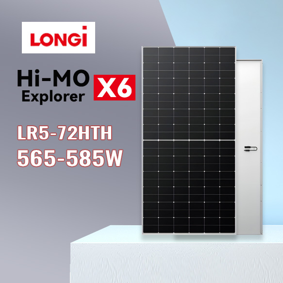 Top 1 Brand Monocrystalline Solar Panels Longi Solar Module Hi Mo 5 6 7 Longi Solar Panel 565W 570W 580W 585W