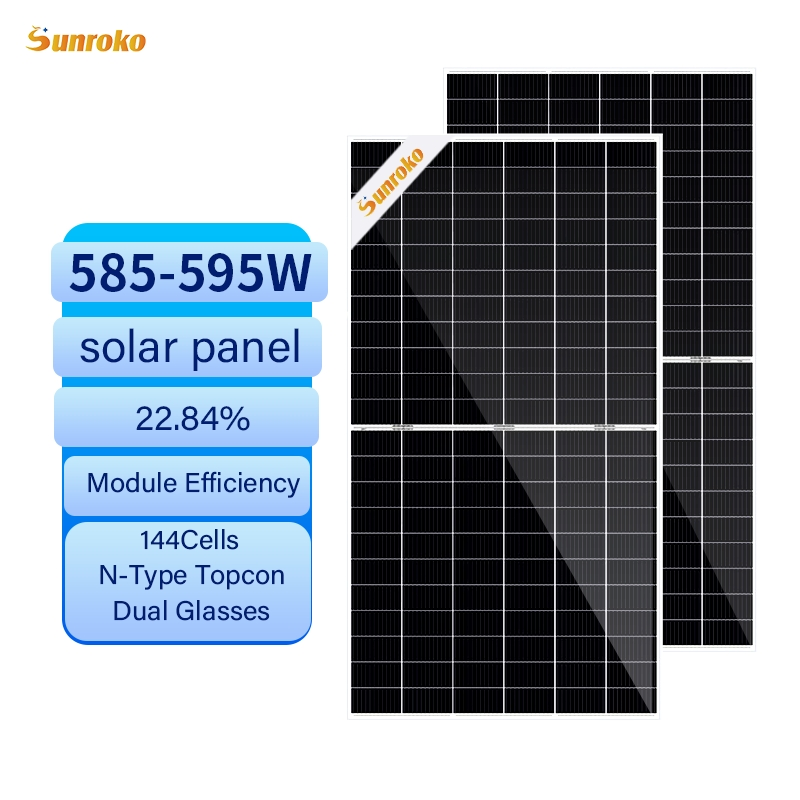 New Listing Mono Solar Panel 570W 575W 580W Solar Panel Flexible PV Panel Lightweight Design