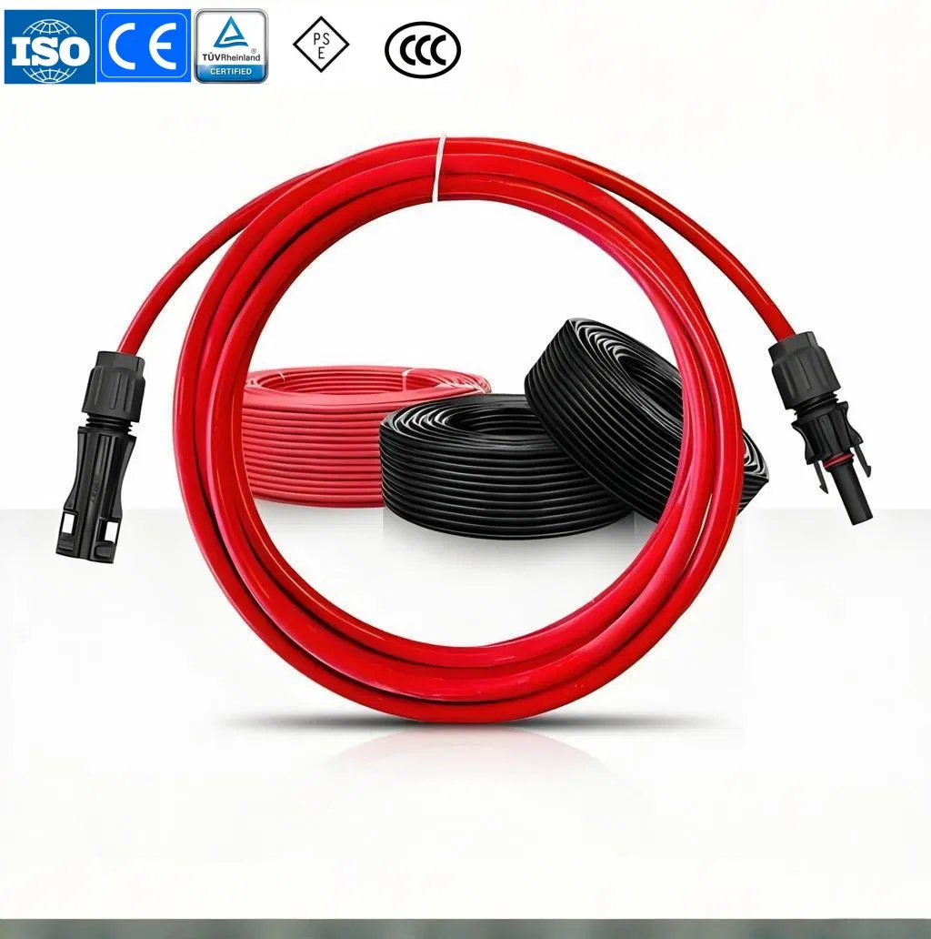 Insulated TUV Certified PV Solar Power Electrical Photovoltaic Cable with Factory Price