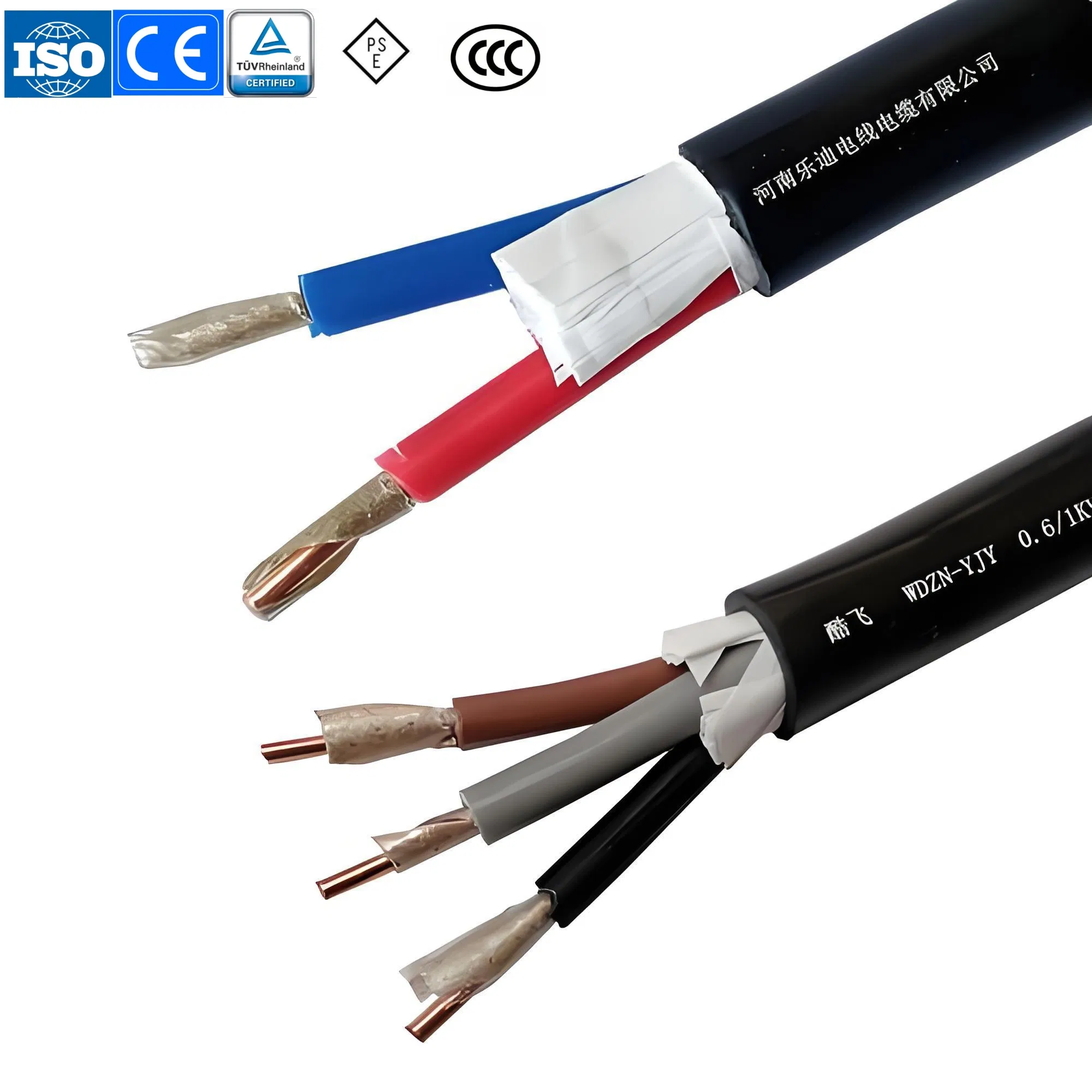 TUV Certified Wire Copper Solar PV DC Cable with CE Low Price