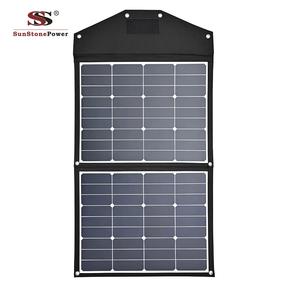 Flexible Foldable Mono Solar Panel 90W for Travel &amp; Boat &amp; RV Portable Solar Panel