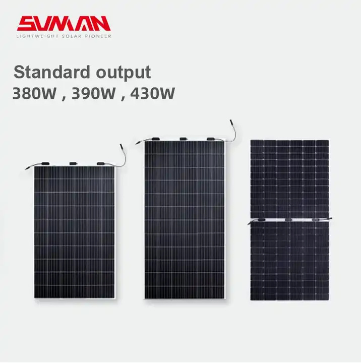 High Efficiency 100W 120W 200W 300W Monocrystalline Flexible Solar Panels Solar Inverters