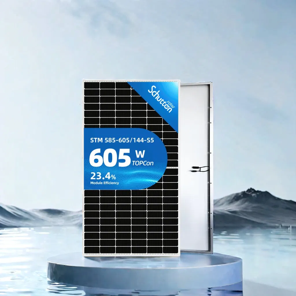 Topcon 585W Mono Solar Panel with TUV Bis IEC Retie Imetro Certificate 740PCS Per 40hq Container