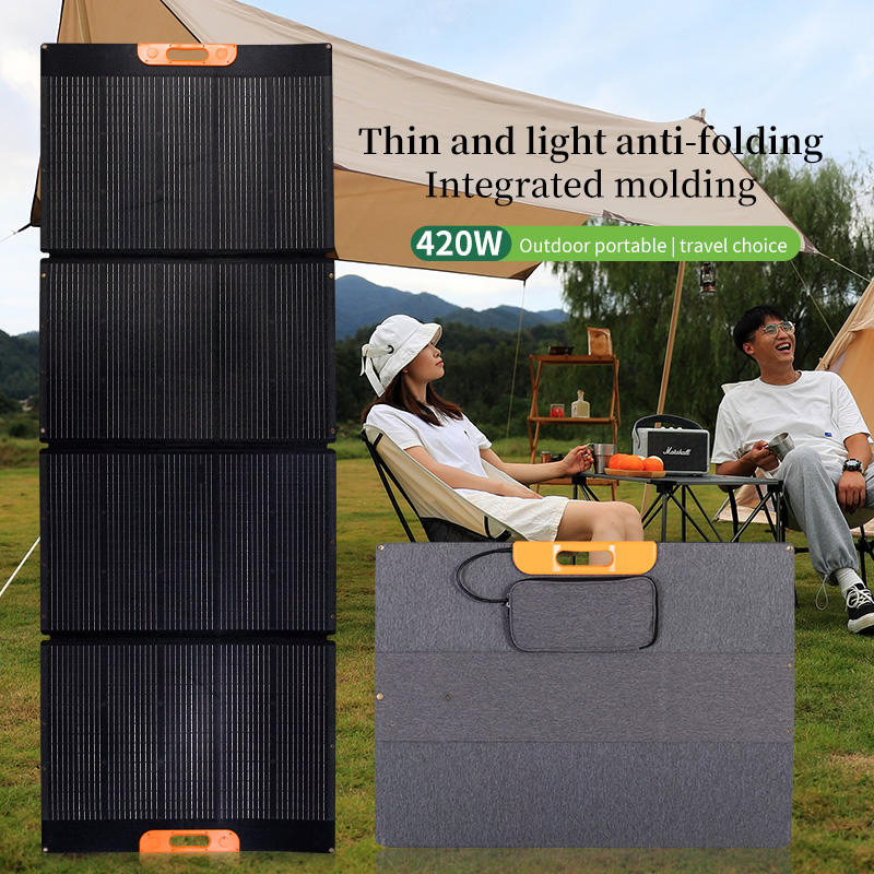 High Efficiency Portable 420W Mono Solar Panel for Travel