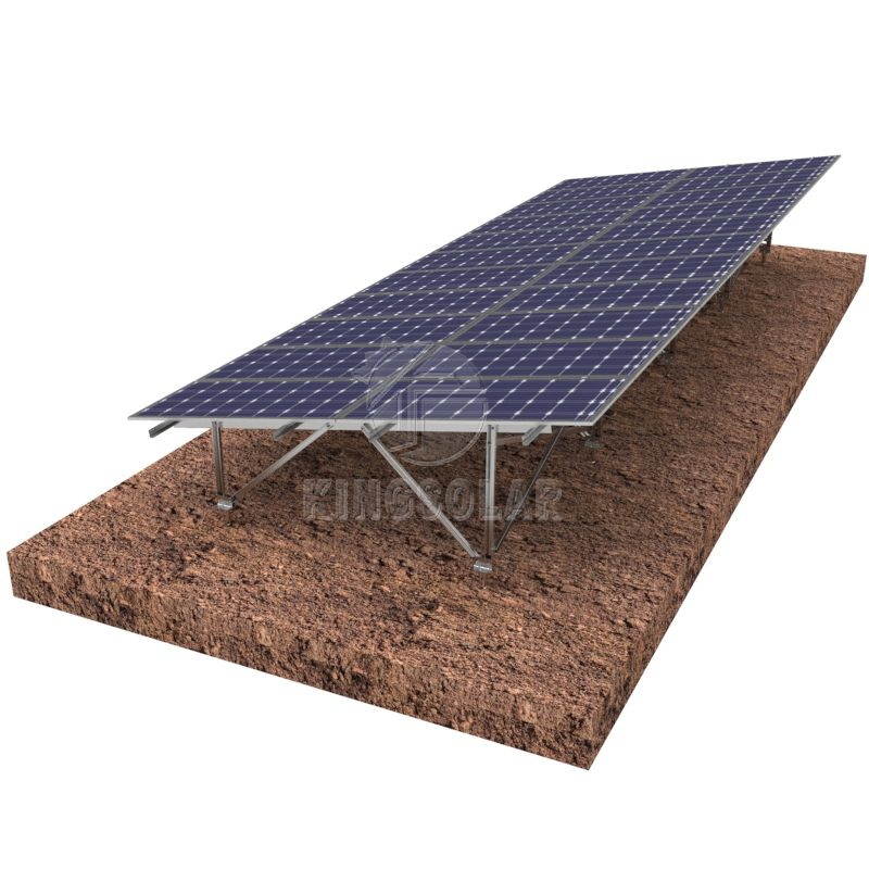 Hot-DIP Galvanized C Steel Installation Bracket Solar Ground Mounting System