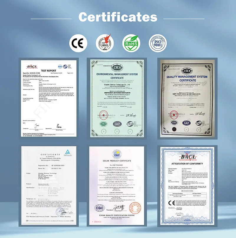 Certifications