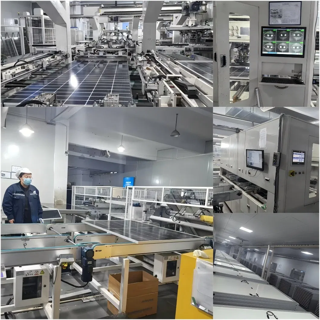 High Efficiency Double Glass Solar Panel 600W 605W 610W 620W 630W Monocrystalline Solar Panels