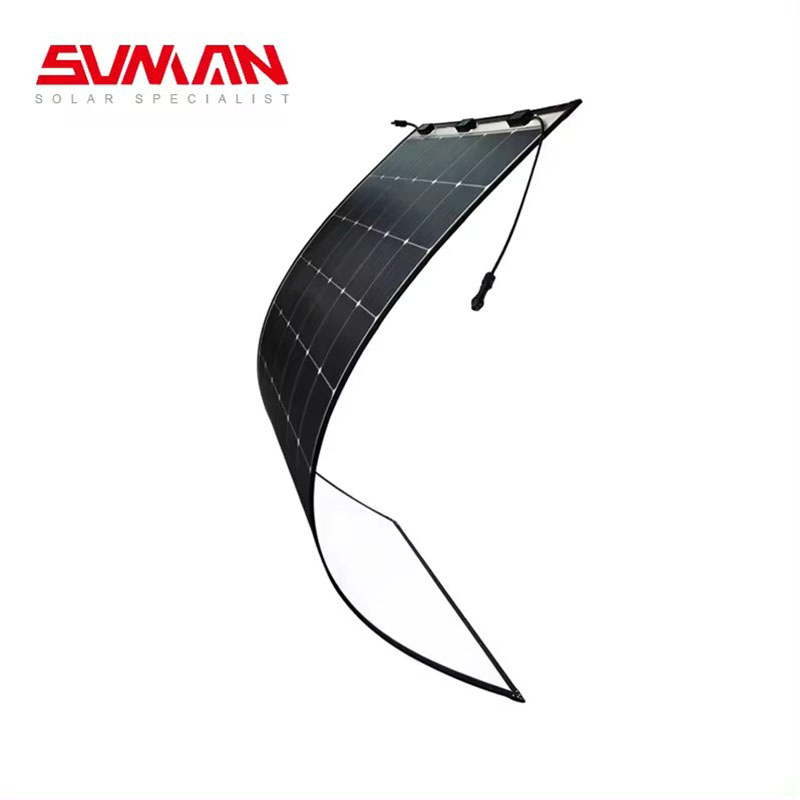 520W Flexible Solar Panel Ultra-Thin Panel Flexible Monocrystalline Solar Panel China Lightweight PV Module for Home