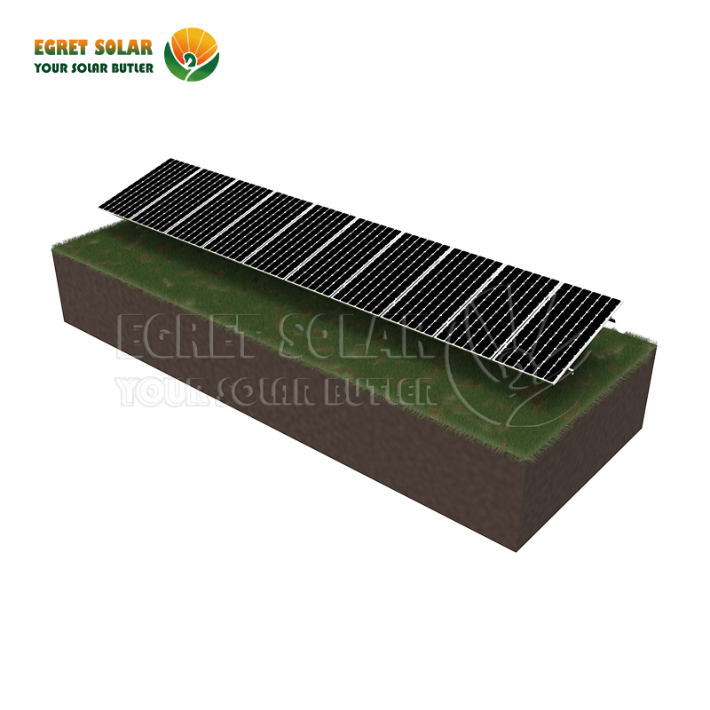 Single Column Piling Ground Mounting System Solar Ground Mounting System