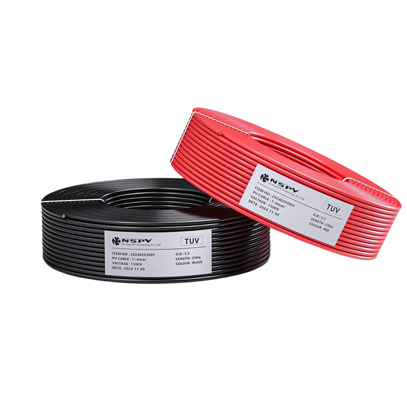 OEM Supported XLPE/PVC Insulated PV/Solar/New Energy Photovoltaic Power Cable with Tinned Copper Conductor for PV Module Wiring