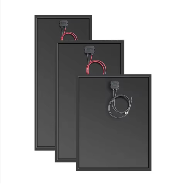 High Efficiency 100W-300W All Black Perc Half-Cell Solar Panel 18V N-Type PV Module for Solar Power System