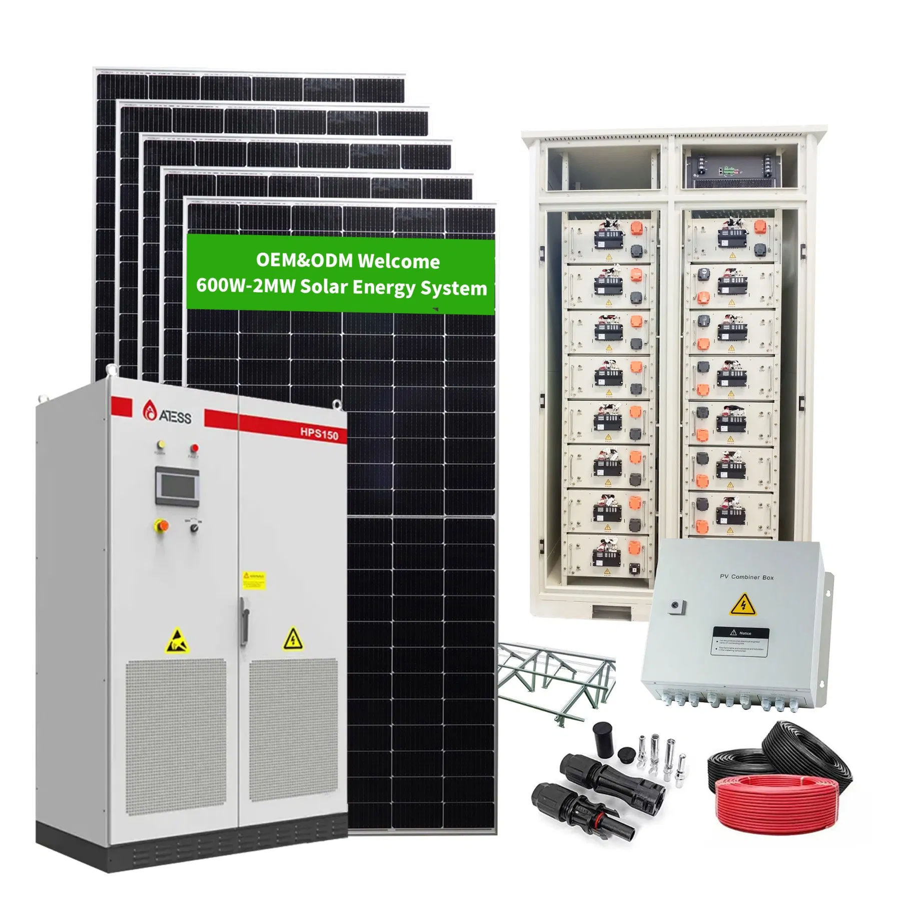 Hybrid Solar Energy Power System 5kw 6kw 8kw 10kw 12kw 15kw Solar Hybrid Power System Complete Kit for Home Use