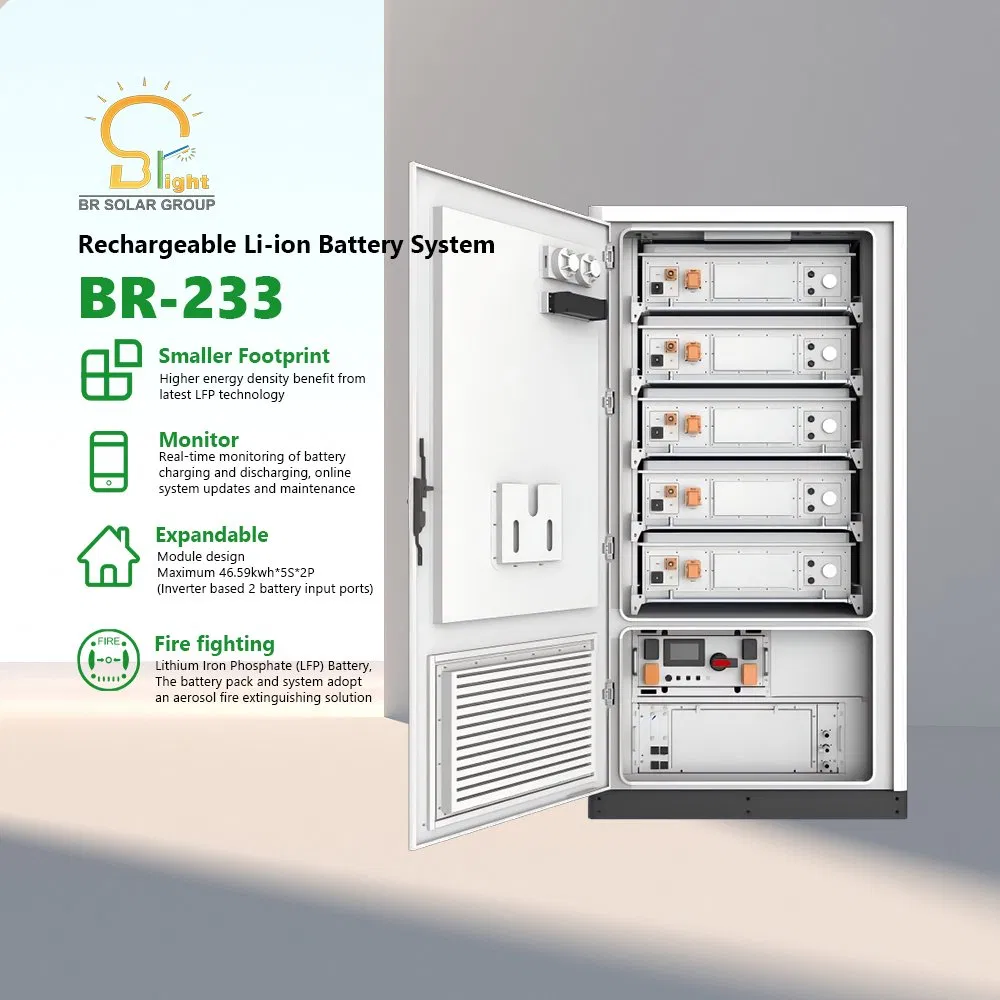 Br Solar Industrial Carton and Pallet Hybrid Inverter Storage System Bess Container