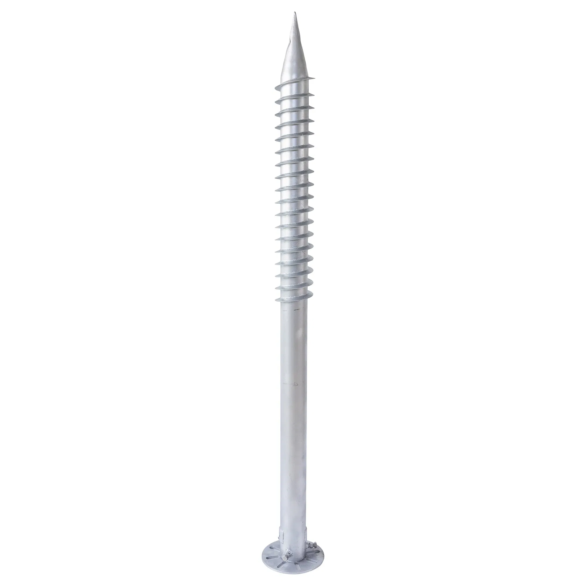 Solar Ground Screw Galvanized Anchors Foundation Mount Structure off Grid Power System