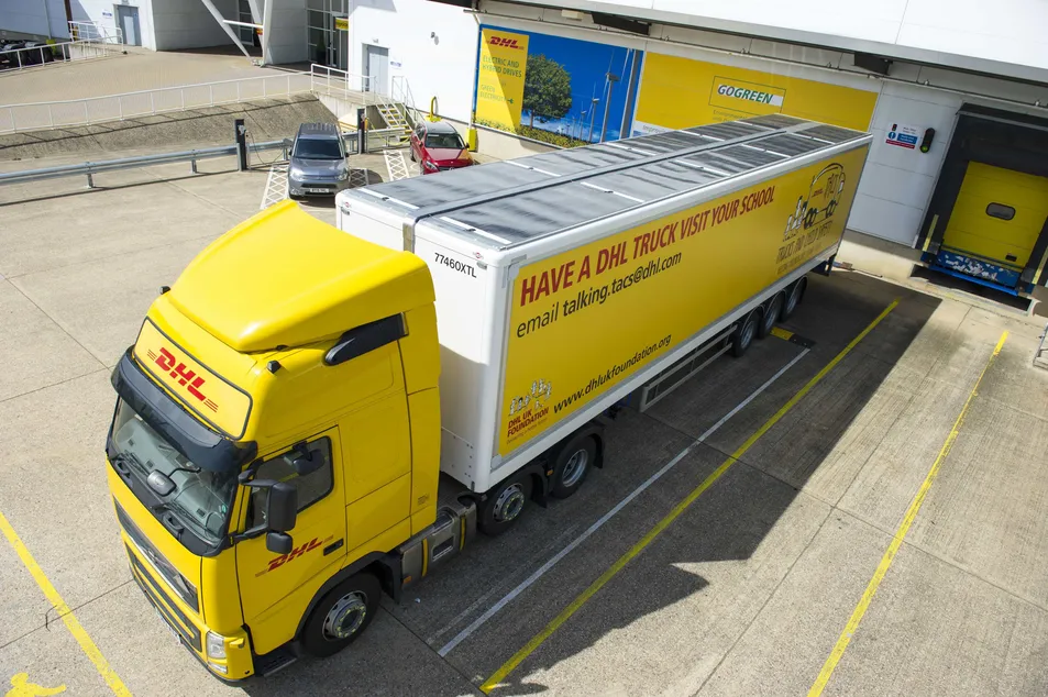 Europe DHL Truck