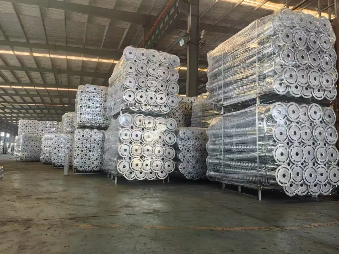 Solar Ground Screw Galvanized Anchors Foundation Mount Structure off Grid Power System