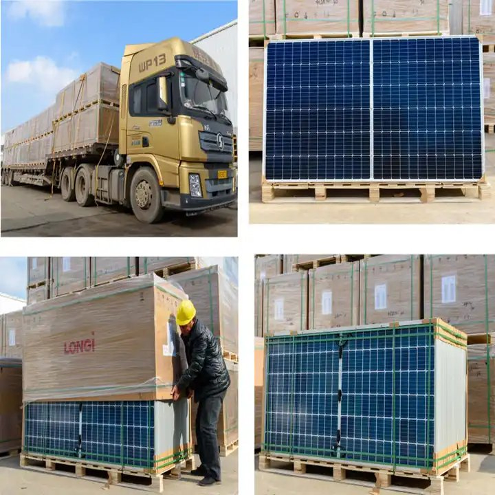 Top 1 Brand Monocrystalline Solar Panels Longi Solar Module Hi Mo 5 6 7 Longi Solar Panel 565W 570W 580W 585W