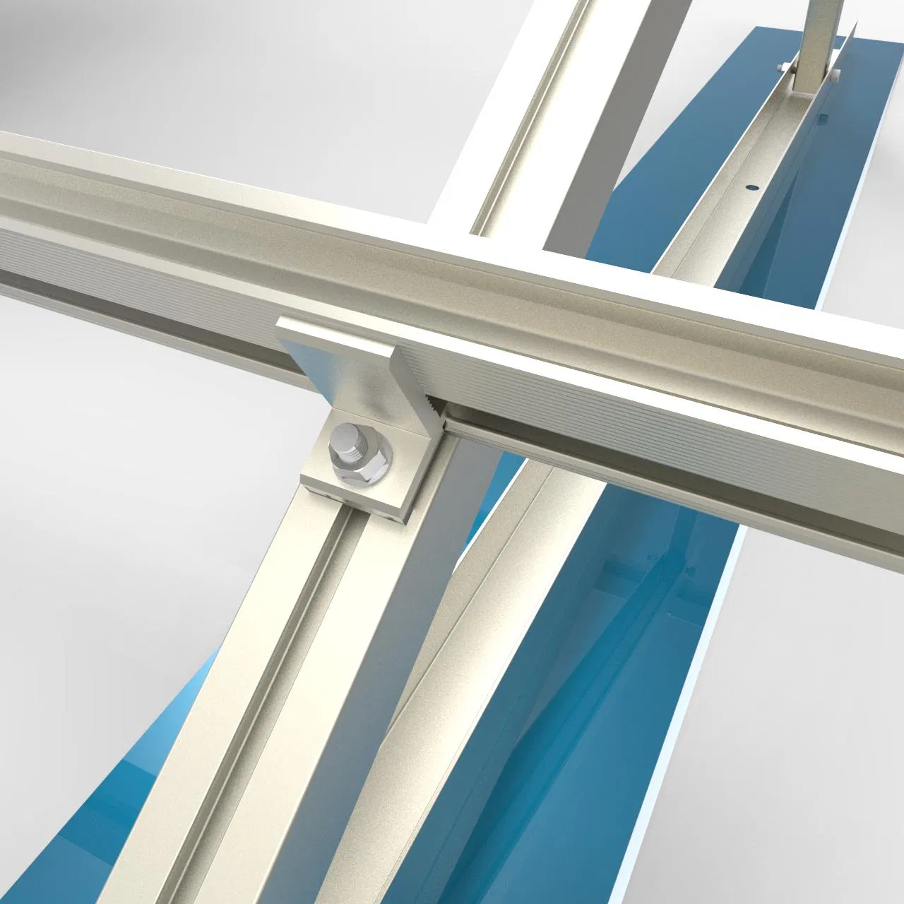 Solar Structure Solar Power System Rooftops PV Mount Systems Solar Panel Kit Flat Roof Bracket Mounting Systems for Home