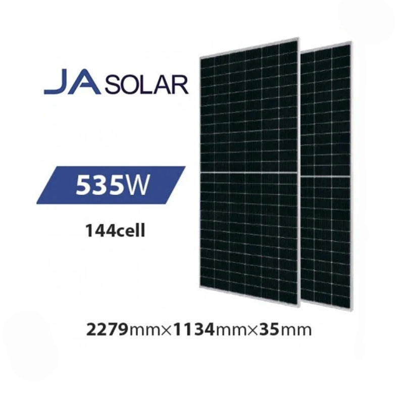 Ja 525W 540W 555W Half Cell Wholesale Poly PV Fold Flexible Black Monocrystalline Polycrystalline Photovoltaic Module Mono Solar Energy Sun Power Panel