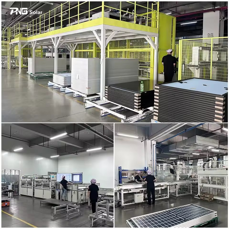 PNG Mono Professional Factory 400W 405W 410W 415W 420W Half Cut PV Module A Grade Monocrystalline Solar Panels