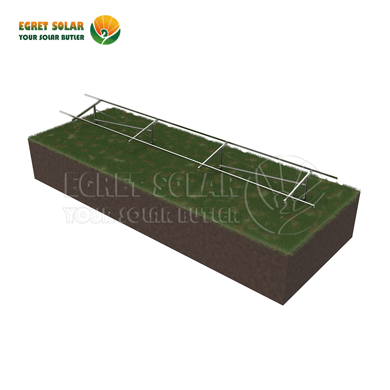 Single Column Piling Ground Mounting System Solar Ground Mounting System
