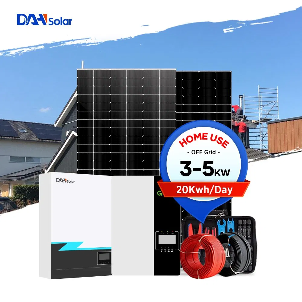 Dah All in One Home 3kw 5kw 10kw 15kw 20kw 50kw off Grid Solar System Complete Kit