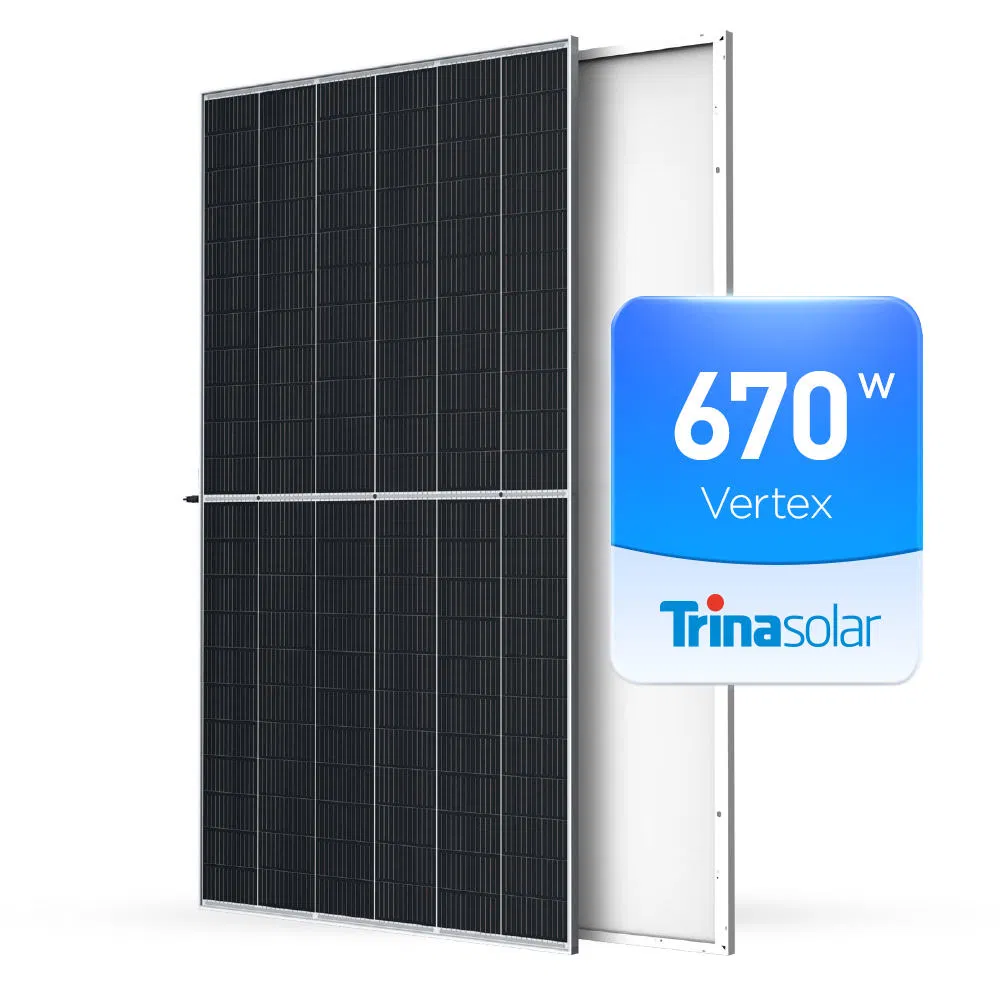 Trina 555W 670W 700W Half Cell Wholesale Poly PV Fold Flexible Black Monocrystalline Polycrystalline Photovoltaic Module Mono Solar Energy Sun Power Panel
