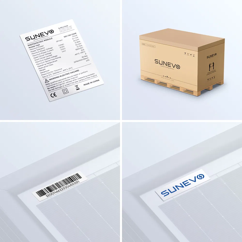 Sunevo Special Offer Longi Ja Mbb Half Cell Mono Solar Bifacial Solar Panel PV Module 700W 705W 710W 715W