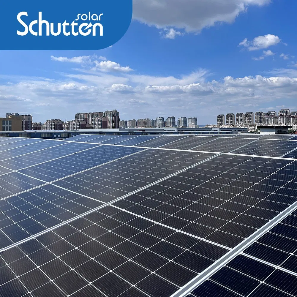 High-Efficiency All Black Bifacial Mono Solar Panel 120 Cells