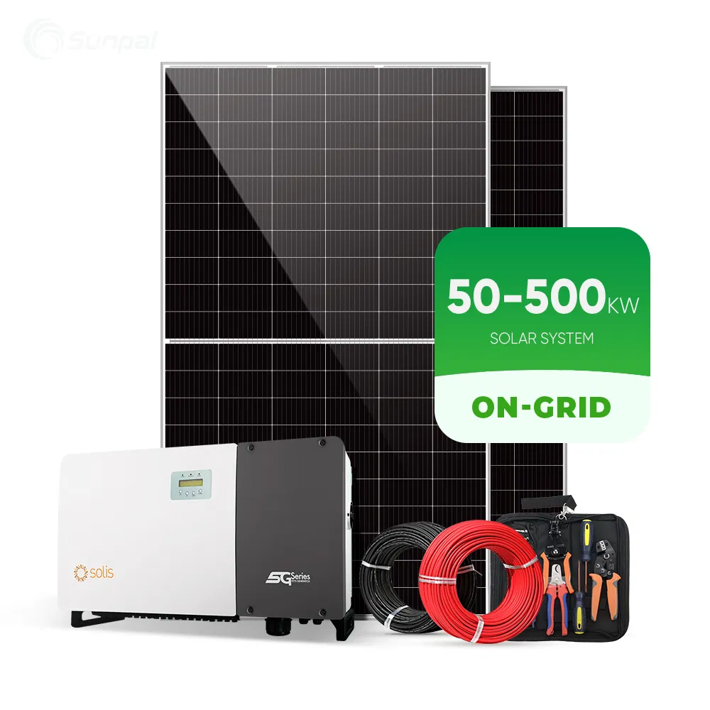 Sunpal Solar Energy System Complete Kit 120Kw 150Kw On Grid Solar Power System Full Set
