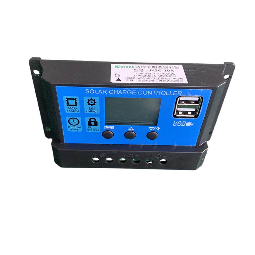 High-Efficiency Solar Charge Controller with Inverter Function 10A