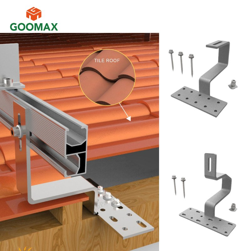 Solar Photovoltaic Kit Roof Mounting System for Residential and Commercial Projects with PV Solar Installations