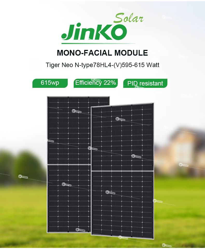 Jinko 600W 630W 670W Half Cell Wholesale Poly PV Fold Flexible Black Monocrystalline Polycrystalline Photovoltaic Module Mono Solar Energy Sun Power Panel