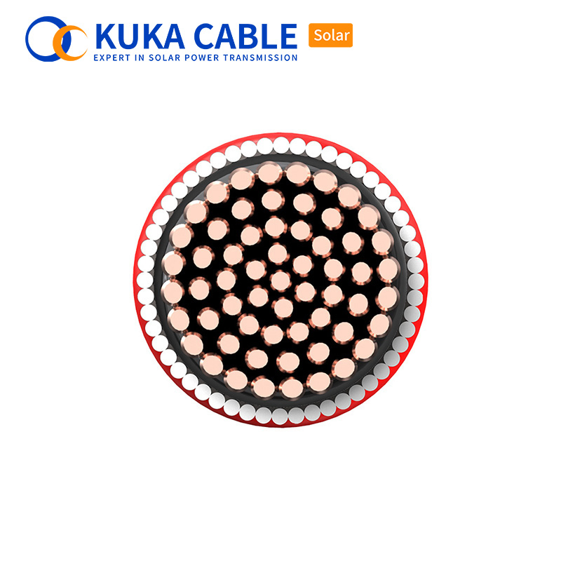 TUV Certificate 30years Expected Service Life 6mm Solar Cable for PV System