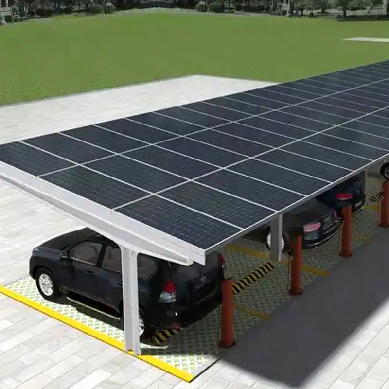 Automobile Shelter Roof Solar System - for Residential Car Shelters